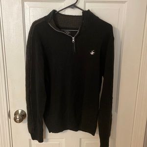Mens Quarter Zip Sweater